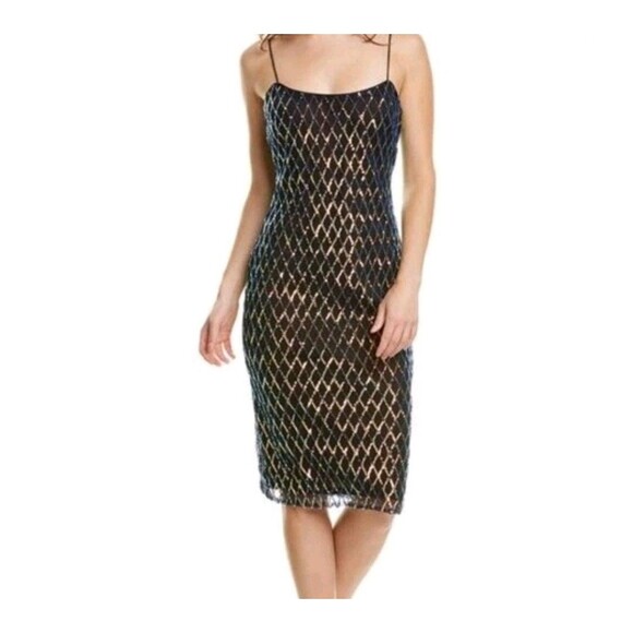 BELLE by BADGLEY MISCHKA Sequin Dress Sz 10 Formal Party Event Festival Prom - Picture 2 of 10
